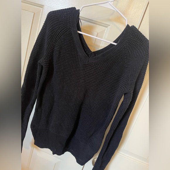 Calvin Klein Black Lose Knit Sweater - Picture 2 of 5